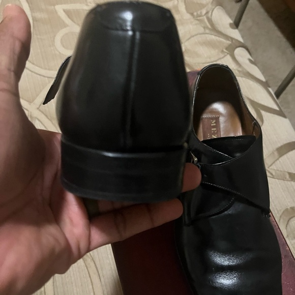Mezlan Black Leather Oxfords - Picture 1 of 9